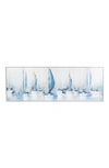 WILLOW ROW SAILING CANVAS FRAMED WALL ART