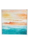Willow Row Canvas Framed Wall Art In White