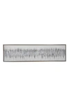 Willow Row Canvas Framed Wall Art In Gray