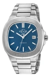 GV2 POTENTE AUTOMATIC BRACELET WATCH, 40MM