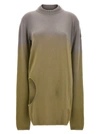 Rick Owens Womens Acid Degrade X Moncler Subhuman Gradient-pattern Cashmere Knitted Jumper In Multicolor