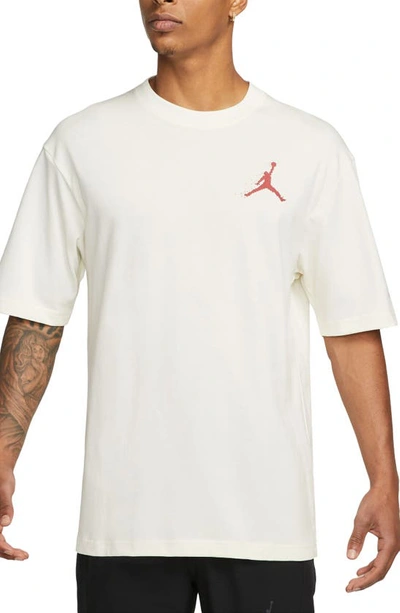 Jordan Essentials Holiday Graphic T-shirt In White