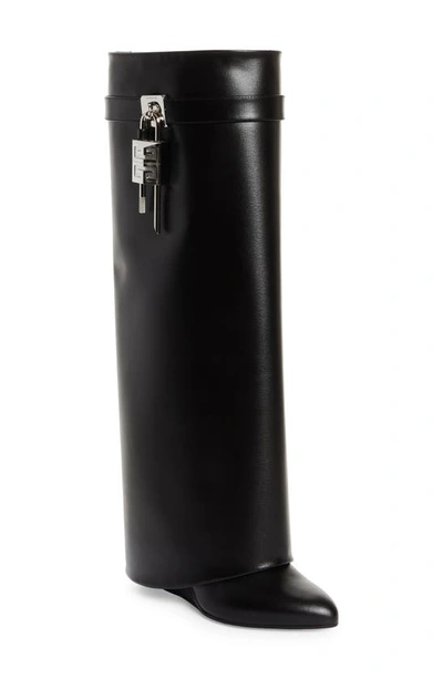 GIVENCHY GIVENCHY SHARK LOCK PANT LEG TALL BOOT