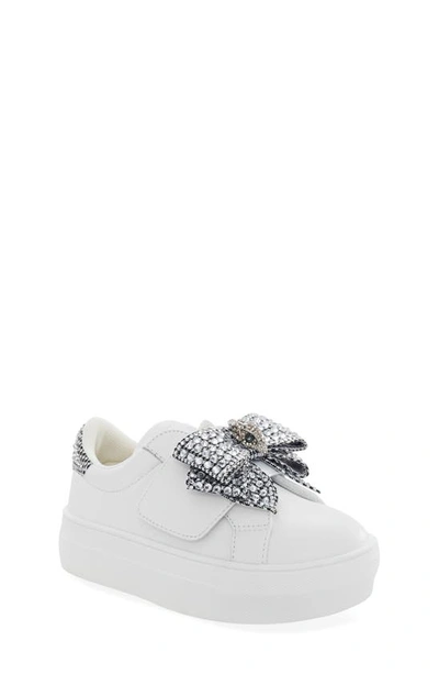 KURT GEIGER KURT GEIGER LONDON KIDS' MINI LANEY BOW SNEAKER