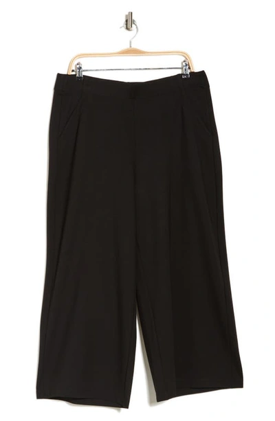 MAX STUDIO MAX STUDIO PONTE KNIT CROP WIDE LEG PANTS