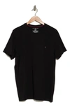 Tommy Hilfiger Core Flag Crewneck Tee In Black