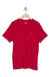 Tommy Hilfiger Core Flag Crewneck Tee In Red