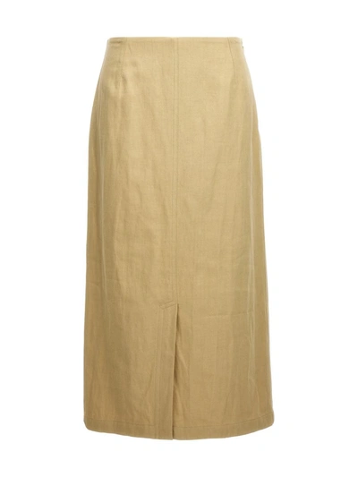 Dries Van Noten Women 'sheelams' Skirt In Cream