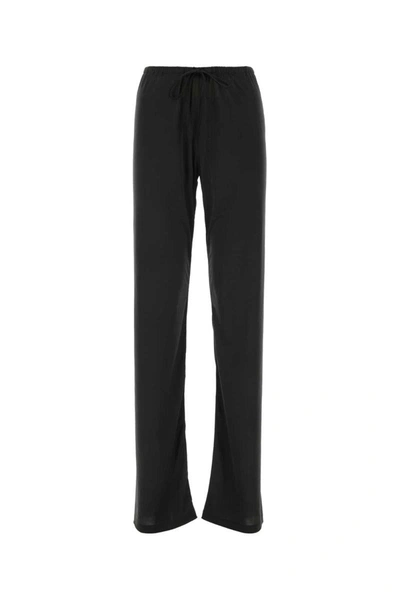 Dries Van Noten Straight Leg Trousers In Black