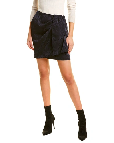 The Kooples Dressy Mini Skirt In Blue