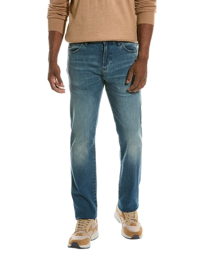 Hugo Boss Boss  Delaware Turquoise Slim Fit Jean In Blue