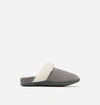 Sorel Nakiska Ii Faux Shearling Lined Slide Slipper In Grey