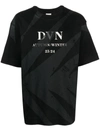 Dries Van Noten Logo Graphic Print Crew Neck T-shirt In Black