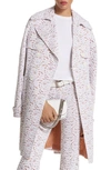 MICHAEL KORS FLORAL LACE TRENCH COAT