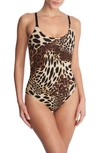 NATORI RIVIERA REVERSIBLE ONE-PIECE SWIMSUIT