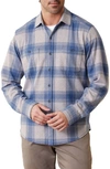 TOMMY BAHAMA TOMMY BAHAMA FIRESIDE NEWPORT PLAID KNIT BUTTON-UP SHIRT