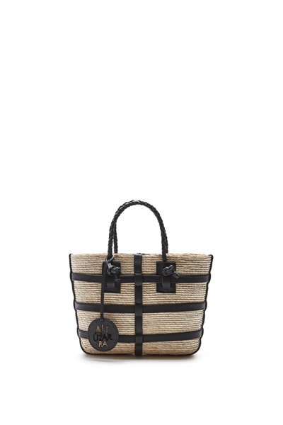 Altuzarra 'watermill' Tote Mini In Natural/black