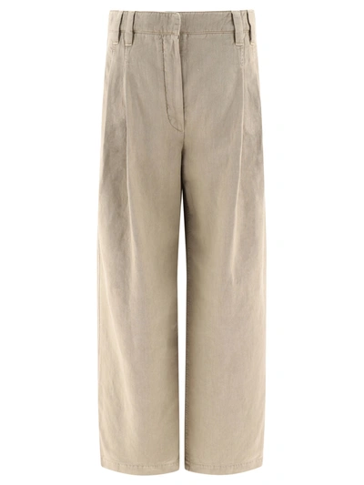 BRUNELLO CUCINELLI BRUNELLO CUCINELLI WIDE LEG TROUSERS