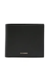 JIL SANDER JIL SANDER LOGO LEATHER WALLET