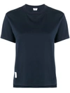 Thom Browne Navy Relaxed T-shirt In Blue