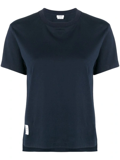 Thom Browne Navy Relaxed T-shirt