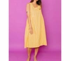 MATA TRADERS SUNNY STRIPES DRESS IN YELLOW