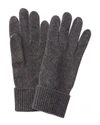 Portolano Cashmere Gloves In Grey