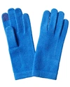 Portolano Women's Cashmere Tech Gloves In Blue
