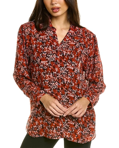 The Kooples Printed Shirt In Red
