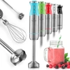 ZULAY KITCHEN HEAVY DUTY STICK BLENDER IMMERSION WITH STAINLESS STEEL WHISK AND MILK FROTHER ATTACHMENTS