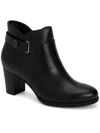 Giani Bernini Womens Faux Suede Block Heel Booties In Black