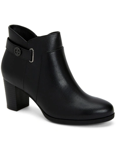 GIANI BERNINI ARTEMY WOMENS BLOCK HEEL SLIP ON BOOTIES