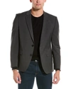 Hugo Boss Hugo  Wool-blend Blazer In Grey