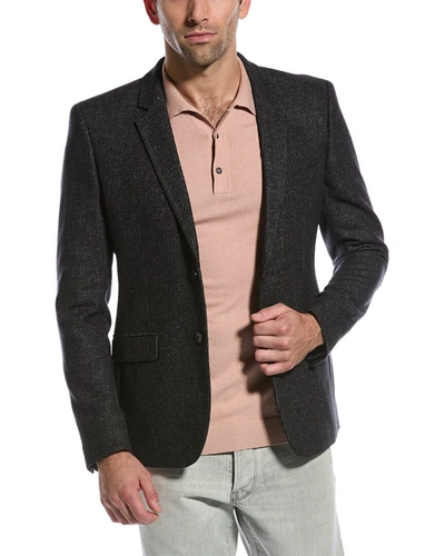 The Kooples Wool-blend Blazer In Black