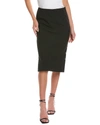 Hugo Boss Slim-fit Pencil Skirt In Virgin Wool In Black