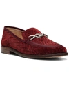 Joie Laila Sp Velvet Loafer In Red