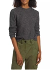 DEREK LAM 10 CROSBY RYAN CREWNECK SWEATER IN GREY