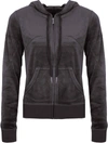 JUICY COUTURE WOMEN'S PITCH ROBERTSON HOODIE IN BLACK