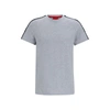 HUGO RELAXED-FIT T-SHIRT IN STRETCH COTTON WITH LOGO TAPE