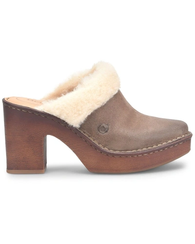 Born Hope Leather Clog In Brown | ModeSens