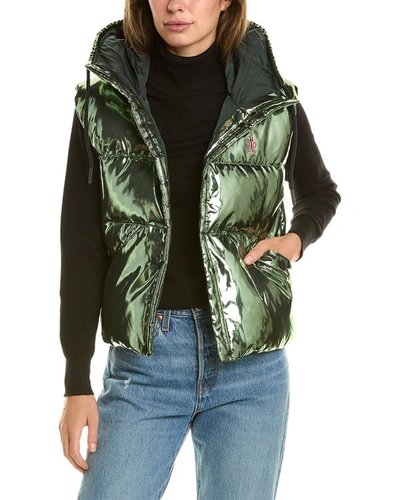 Moncler Ramees Padded Vest In Green