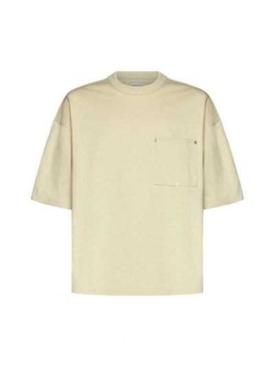 Bottega Veneta Chest-pocket Cotton T-shirt In Military Green