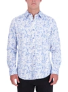 Robert Graham Bernay Long Sleeve Woven Shirt In Blue