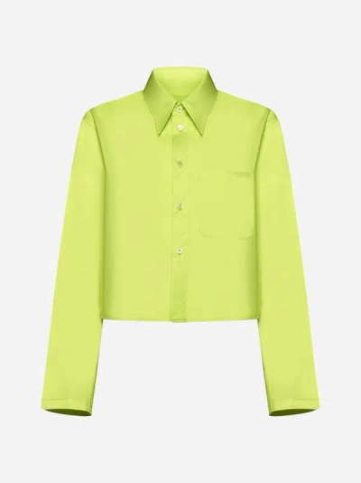 Mm6 Maison Margiela Shirt In Neon Green