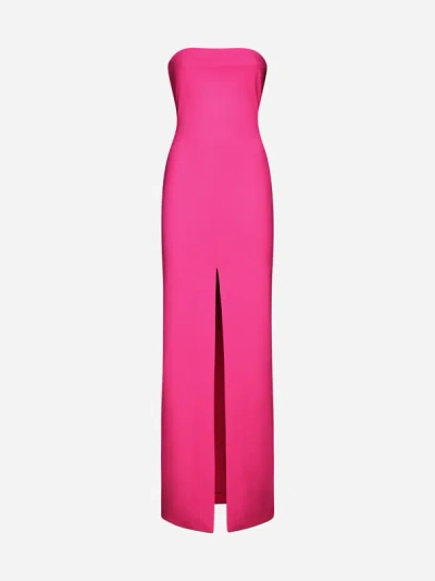 Solace London Dress In Hot Pink