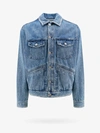 Isabel Marant Jango Logo Denim Jacket In Blue