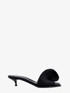 Alexander Mcqueen Mules With Silk Detail In Black