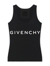 Givenchy Crew-neck Halterneck Top Tops Black In Black