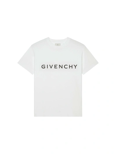 Givenchy T-shirt Oversize  Archetype In Cotone In White