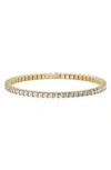 JENNIFER FISHER 18K GOLD ROUND LAB CREATED DIAMOND OPEN BANGLE BRACELET